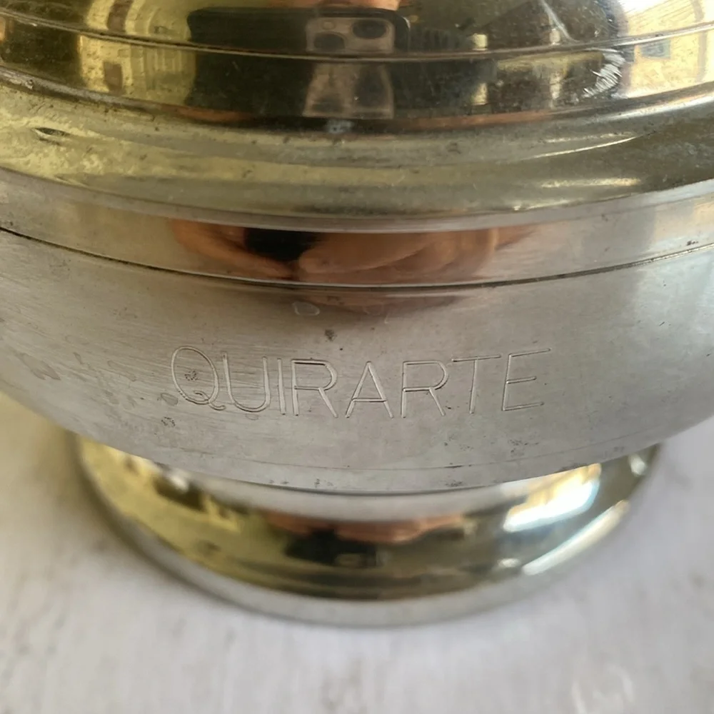Woodbury Pewterers Elegant Silver Teapot Size 9.5” x 7” approximately